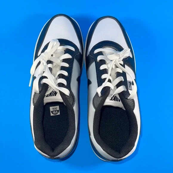 NEW Nike Ebernon Low Premium White/Black-Wolf Grey Men’s Size 10.5 AQ17774-102